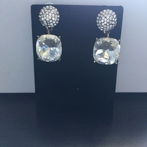 Crystal/Pave Earring Set